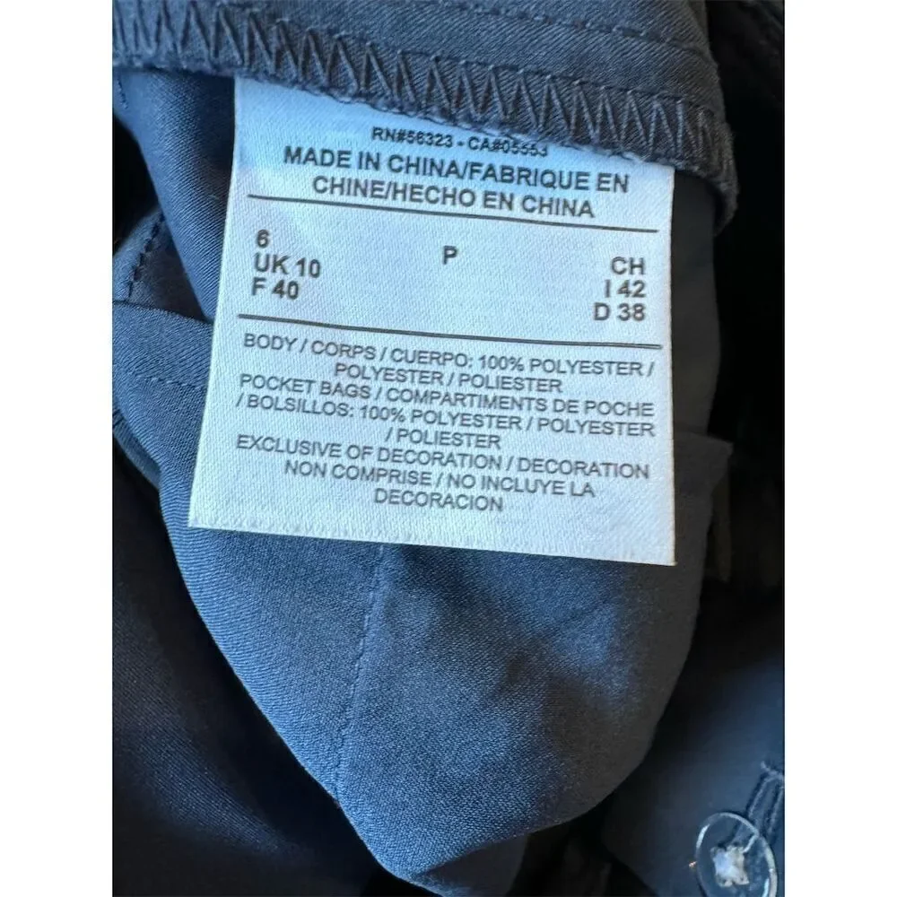 Nike Gray Chino Dri-FIT Flat Front Golf Shorts Women's Size 6